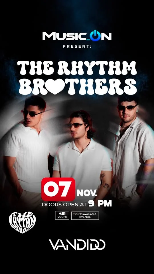 Flyer The Rhythm Brothers, 7 de noviembre